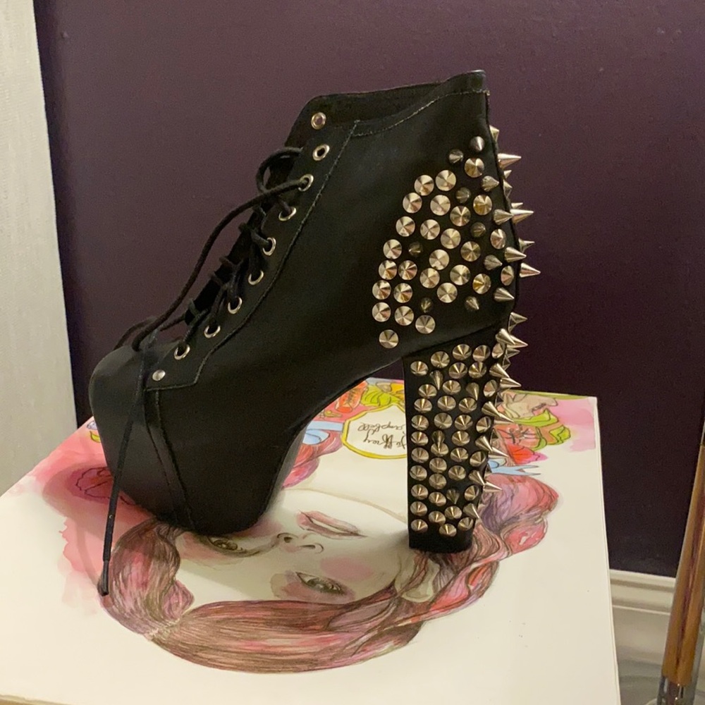 Jeffery Campbell Spiked Heel Bootie